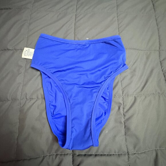 Lands End High Leg High Waisted Bikini Swim Bottoms - Size: XXS / XXXS (Altered) - Picture 3 of 9